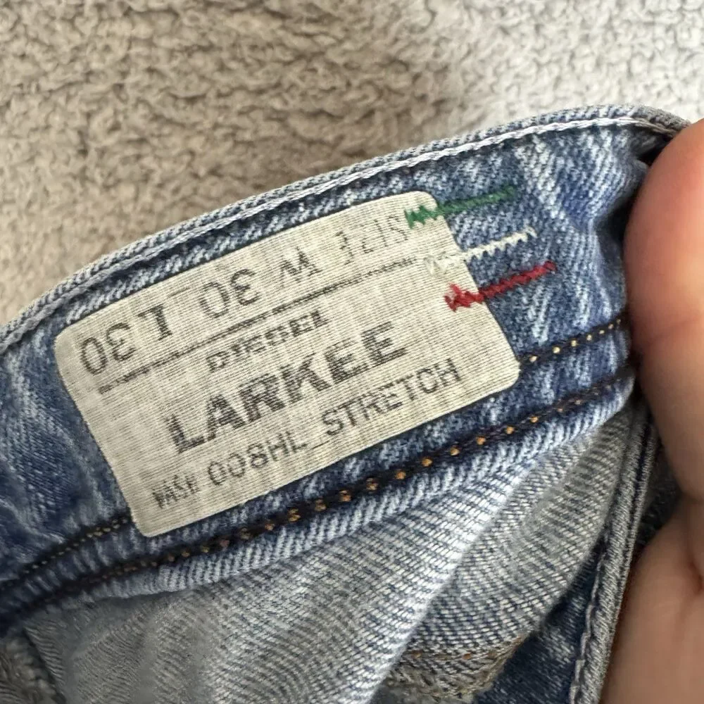 Diesel Men's Relaxed Jeans - Light Blue‎